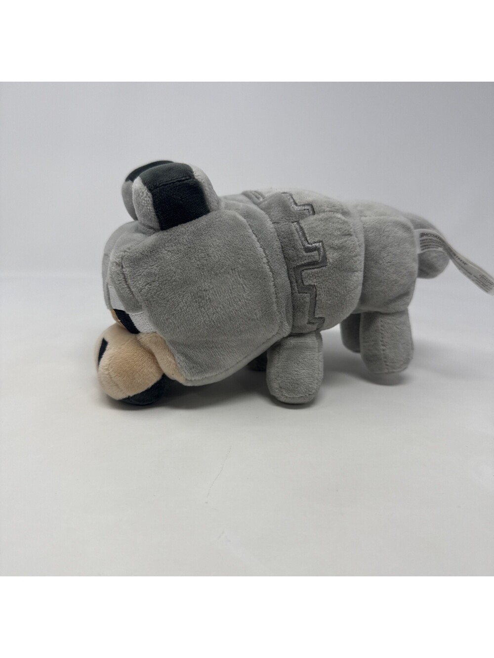 Minecraft Wolf Plush Baby Gray Pup Mojang Jinx Figure 2018 8"